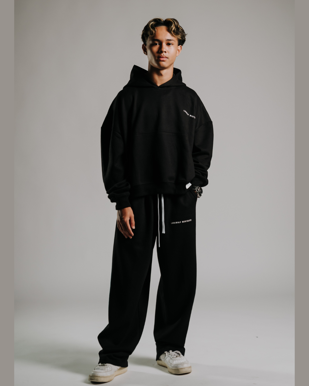 LONEWOLF SWEAT WIDE PANTS