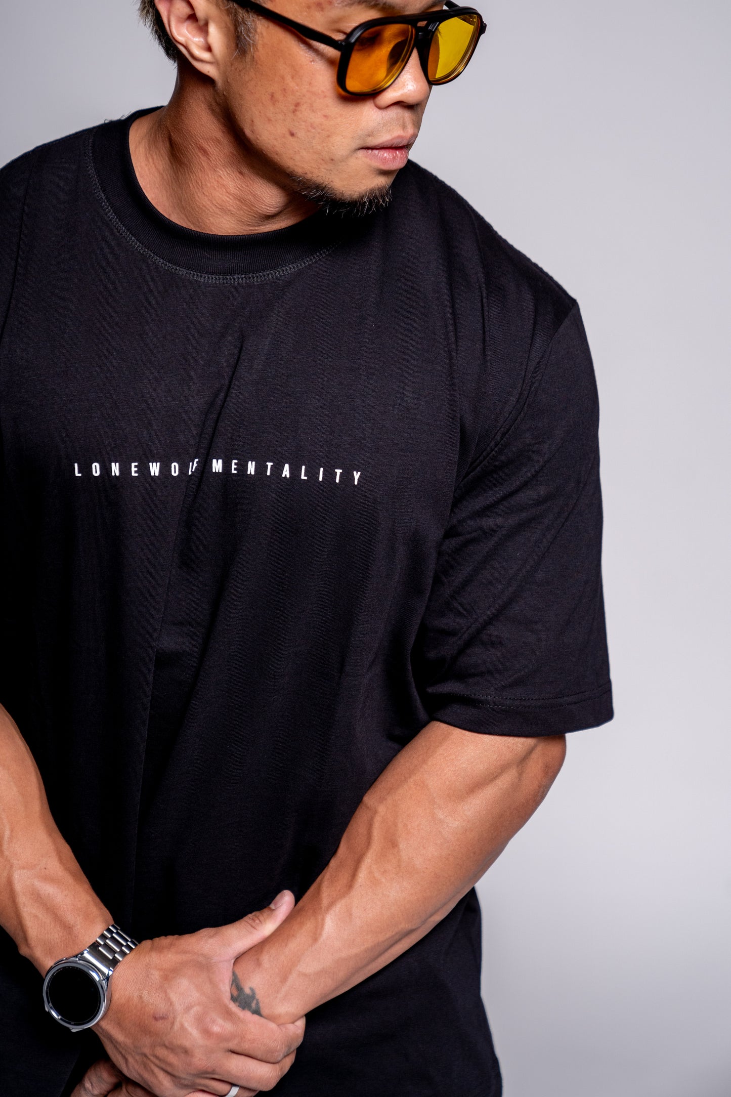 ANTI-MEDIOCRE CLUB OVERSIZED TEE BLACK