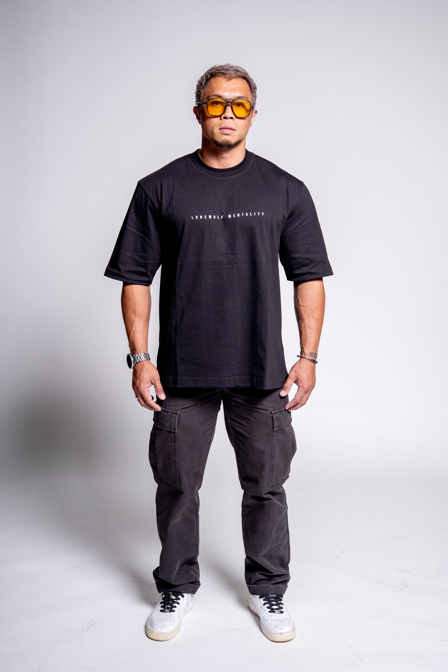 ANTI-MEDIOCRE CLUB OVERSIZED TEE BLACK