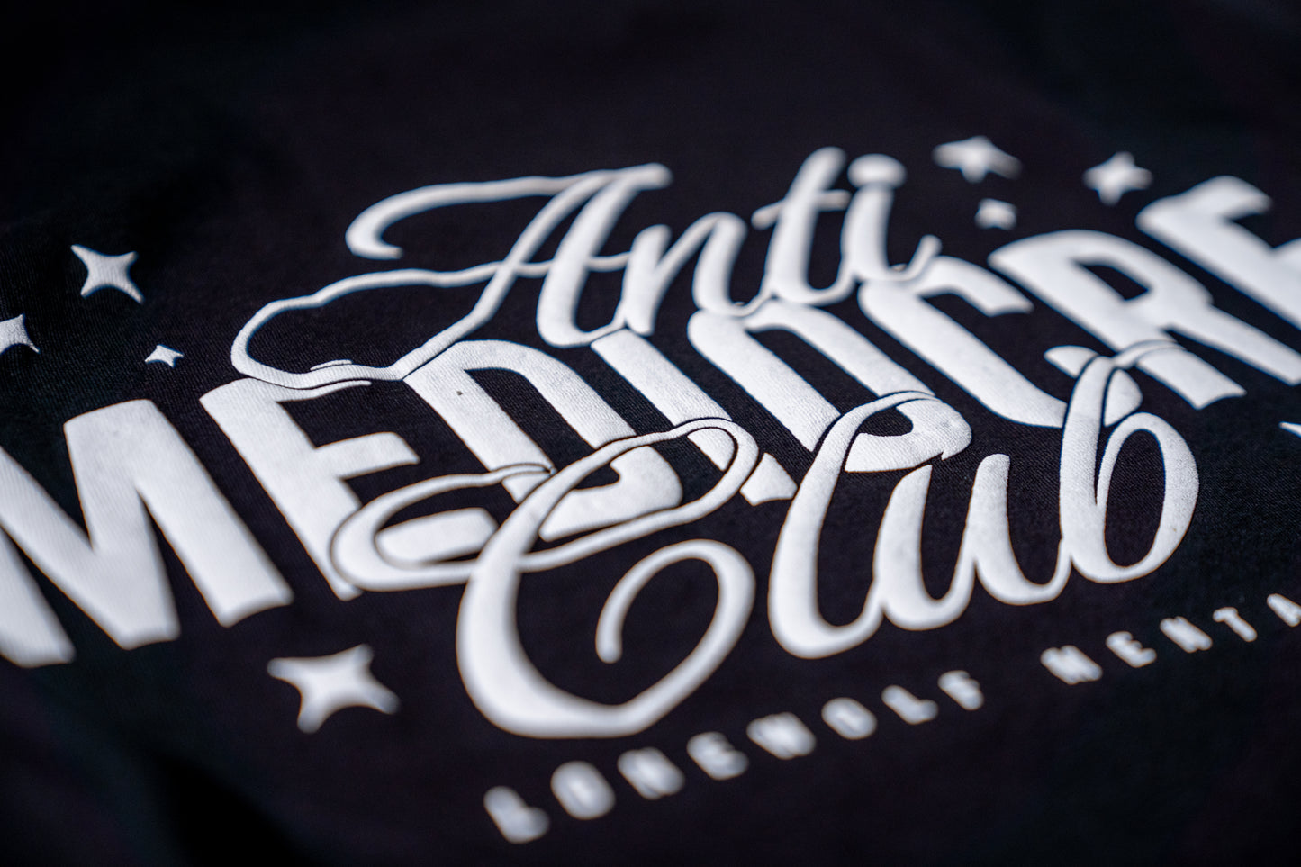 ANTI-MEDIOCRE CLUB OVERSIZED TEE BLACK