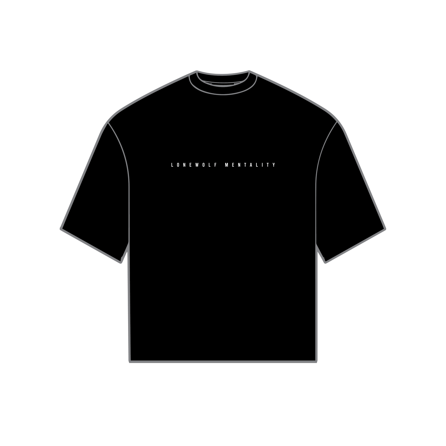 ANTI-MEDIOCRE CLUB OVERSIZED TEE BLACK